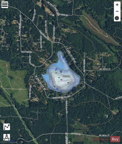 Lake Joy depth contour Map - i-Boating App - Satellite