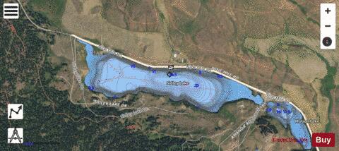 Sidley Lake depth contour Map - i-Boating App - Satellite