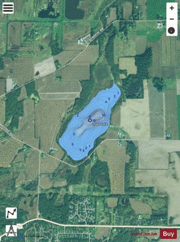 Hope Lake depth contour Map - i-Boating App - Satellite