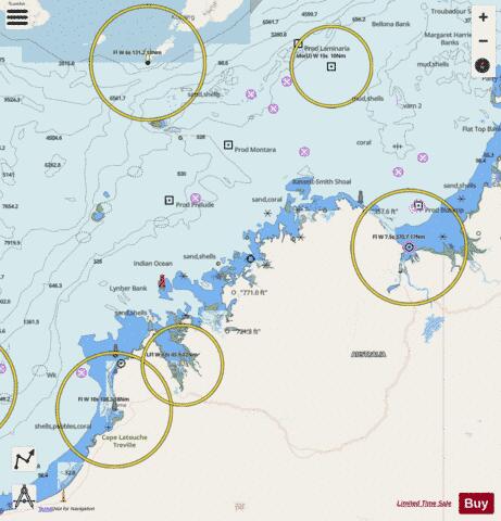 Australia - Indonesia - Timor Sea Marine Chart - Nautical Charts App - Streets