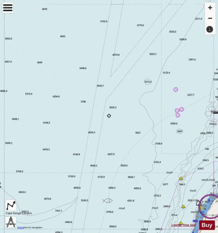 Australia - Western Australia - Jurabi Point to Low Point Marine Chart - Nautical Charts App - Streets