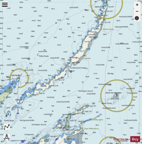 Arafura Sea - Wessel Islands Marine Chart - Nautical Charts App - Streets