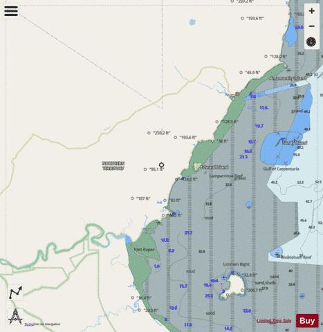 Australia - Northern Territory - Limmen Bight Marine Chart - Nautical Charts App - Streets