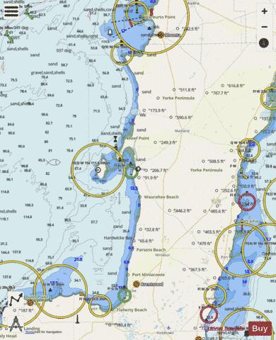 Australia - South Australia - Tiparra Bay to Hardwicke Bay Marine Chart - Nautical Charts App - Streets