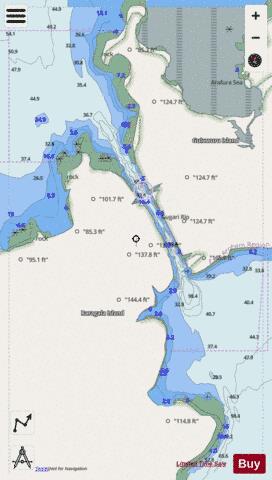 Australia - Northern Territory - Gugari Rip (Wessel Islands) Marine Chart - Nautical Charts App - Streets
