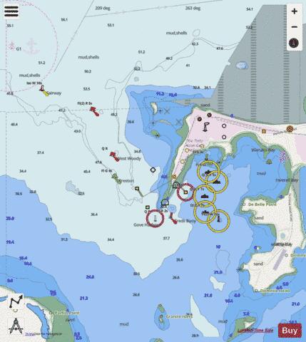 Australia - Northern Territory - Gove Marine Chart - Nautical Charts App - Streets