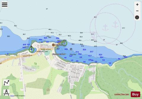 Australia - South Australia - Gulf St Vincent - Penneshaw Marine Chart - Nautical Charts App - Streets
