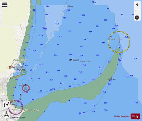 Australia - South Australia - Gulf St Vincent - Port Vincent Marine Chart - Nautical Charts App - Streets