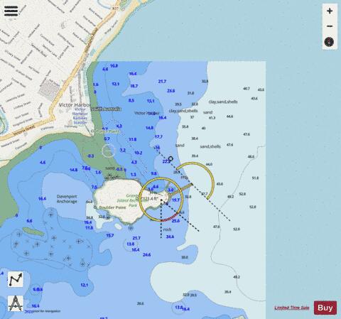 Australia - South Australia - Victor Harbor Marine Chart - Nautical Charts App - Streets