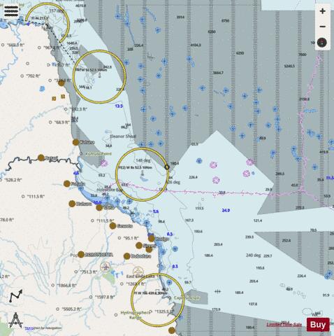 Papua New Guinea - North East Coast - Oro Bay to Cape Ward Hunt Marine Chart - Nautical Charts App - Streets