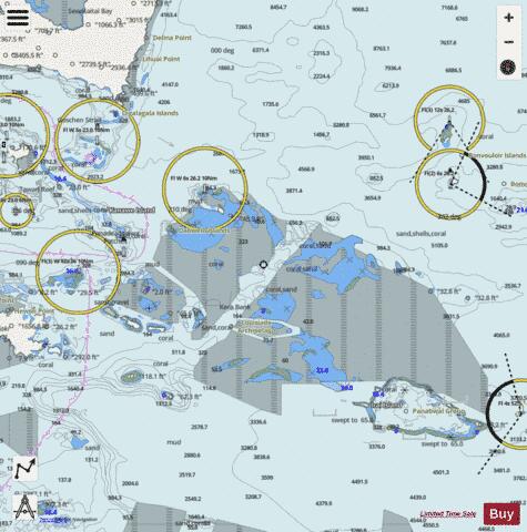 Papua New Guinea - North East Coast - Panabwal Group to Goschen Strait Marine Chart - Nautical Charts App - Streets