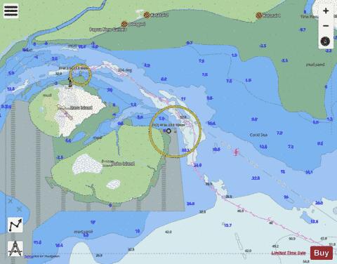 Papua New Guinea - South Coast - Daru and approaches Marine Chart - Nautical Charts App - Streets
