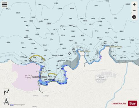 Papua New Guinea - North East Coast - Pommern Bay - Basamuk Marine Chart - Nautical Charts App - Streets