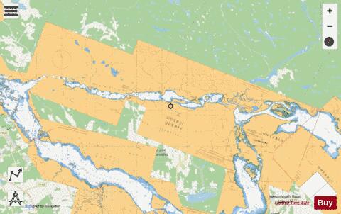 LAC COULONGE � / TO �LE MARCOTTE Marine Chart - Nautical Charts App - Streets