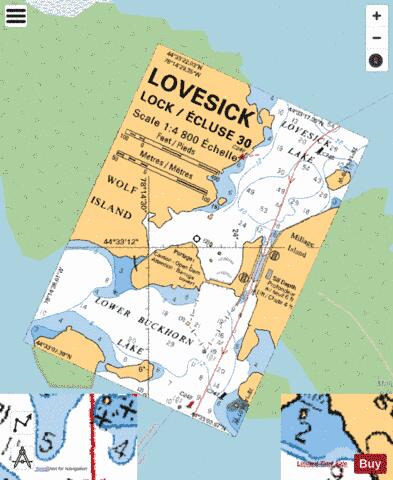 LOVESICK Marine Chart - Nautical Charts App - Streets