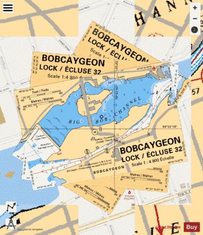 BOBGAYGEON - LOCK/�CLUSE 32 Marine Chart - Nautical Charts App - Streets