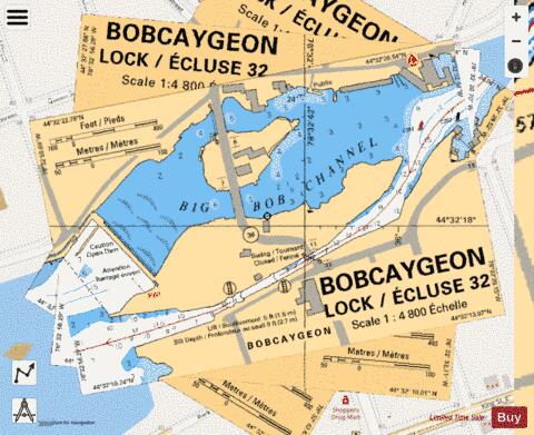 BOBCAYGEON - LOCK/�CLUSE 32 Marine Chart - Nautical Charts App - Streets