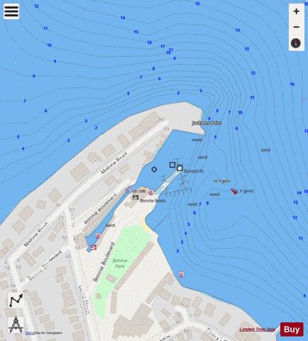 JACKSONS POINT Marine Chart - Nautical Charts App - Streets