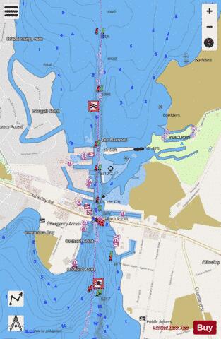 THE NARROWS Marine Chart - Nautical Charts App - Streets