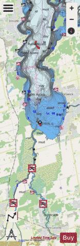 COOK'S BAY AND/ET HOLLAND RIVER Marine Chart - Nautical Charts App - Streets