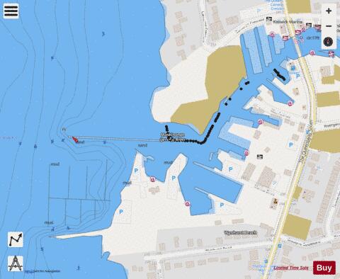 MASKINONGE RIVER ENTRANCE/ENTRÉE DE LA MASKINONGE Marine Chart - Nautical Charts App - Streets