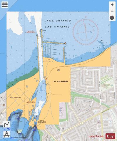 PORT DALHOUSIE Marine Chart - Nautical Charts App - Streets