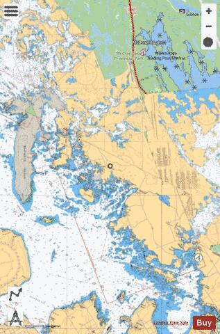 PORT SEVERN TO/� TOMAHAWK ISLAND Marine Chart - Nautical Charts App - Streets