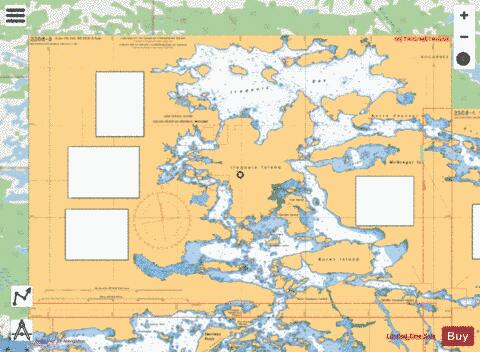 MCGREGOR BAY - 2206-3 Marine Chart - Nautical Charts App - Streets