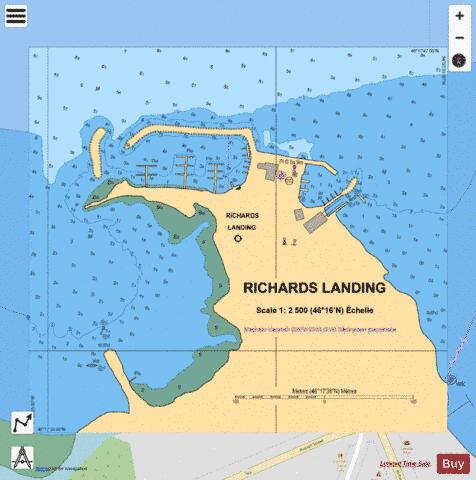 RICHARDS LANDING Marine Chart - Nautical Charts App - Streets