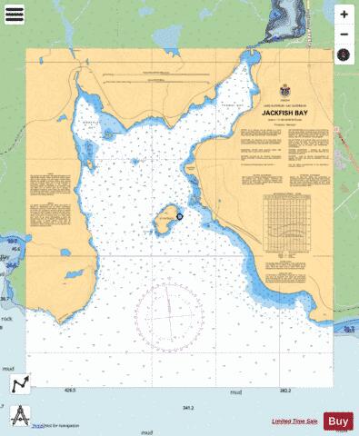 JACKFISH BAY Marine Chart - Nautical Charts App - Streets