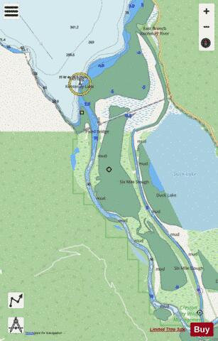 KOOTENAY RIVER MILE 24.2 TO 29 Marine Chart - Nautical Charts App - Streets