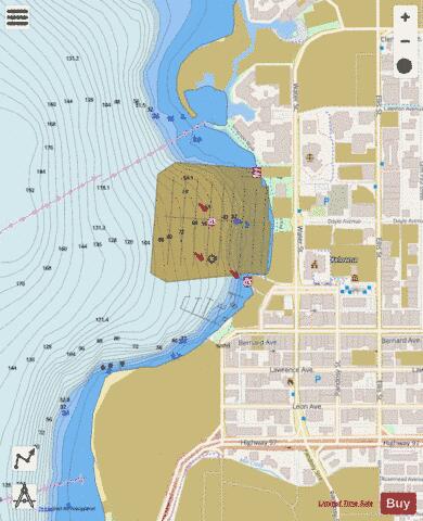 OKANAGAN LAKE - KELOWNA YACHT CLUB Marine Chart - Nautical Charts App - Streets