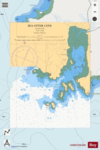 SEA OTTER COVE Marine Chart - Nautical Charts App - Streets