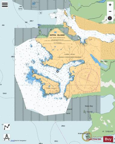 HIPPA ISLAND Marine Chart - Nautical Charts App - Streets