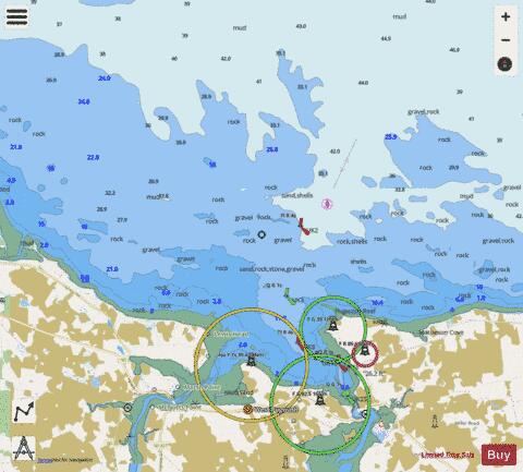 PUGWASH HARBOUR AND APPROACHES / ET LES APPROACHES Marine Chart - Nautical Charts App - Streets