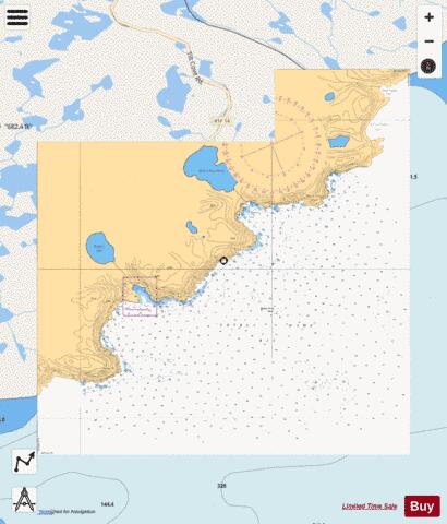 APPROACHES TO / APPROCHES � TILT COVE Marine Chart - Nautical Charts App - Streets
