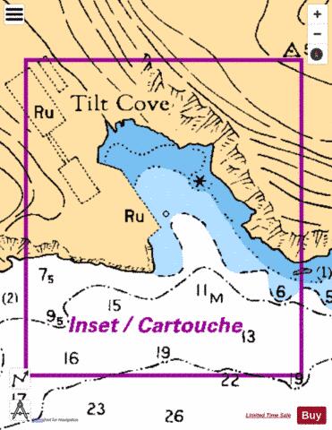 TILT COVE Marine Chart - Nautical Charts App - Streets