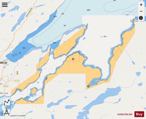LIITLE BAY ARM AND APPROACHES / ET LES APPROCHES Marine Chart - Nautical Charts App - Streets
