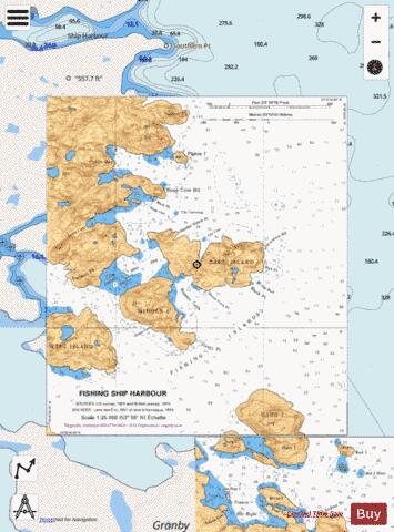 FISHING SHIP HARBOUR Marine Chart - Nautical Charts App - Streets