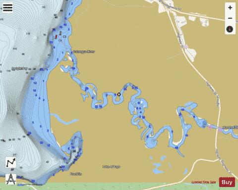 OXTONGUE RIVER Marine Chart - Nautical Charts App - Streets