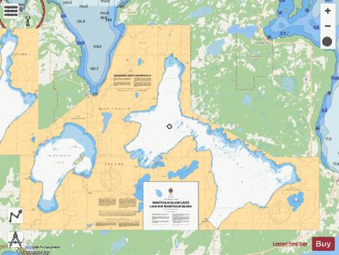LAKE MANITOU AND/ET LAKE MINDEMOYA Marine Chart - Nautical Charts App - Streets