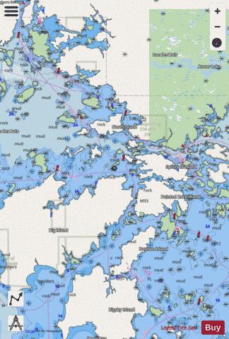BASIL CHANNEL TO/� STURGEON CHANNEL - 1 Marine Chart - Nautical Charts App - Streets