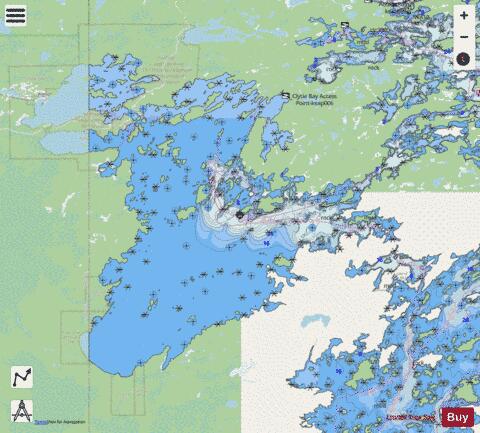 SHOAL LAKE Marine Chart - Nautical Charts App - Streets