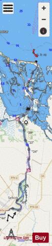 SELKIRK TO/AU LAKE WINNIPEG/LAC WINNIPEG,NU Marine Chart - Nautical Charts App - Streets
