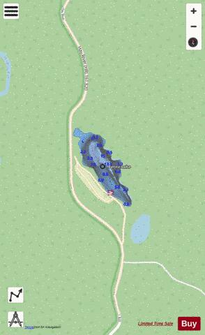 Petite Lake depth contour Map - i-Boating App - Streets