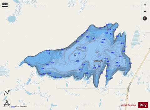 Reita Lake depth contour Map - i-Boating App - Streets