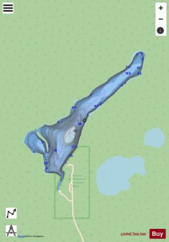 Socomy Mobil Lake depth contour Map - i-Boating App - Streets