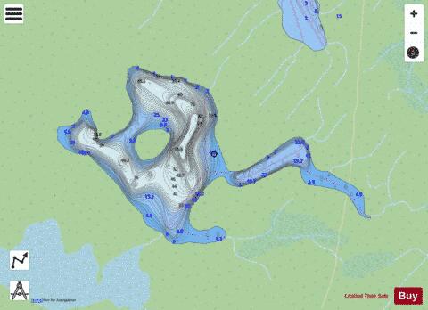 Lho Lakes, North depth contour Map - i-Boating App - Streets