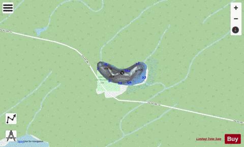 Sawmill Lake depth contour Map - i-Boating App - Streets