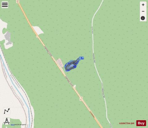 Campbell Lake depth contour Map - i-Boating App - Streets